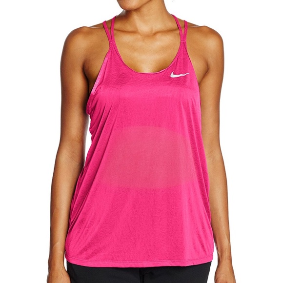 hot pink nike tank top
